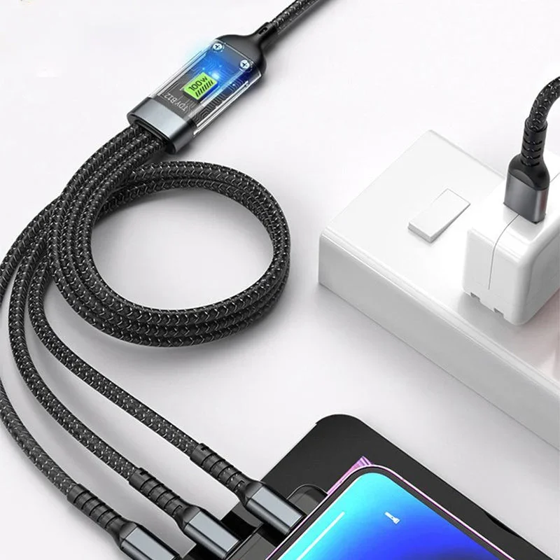 Superschnelles Lade-3-in-1-Datenkabel