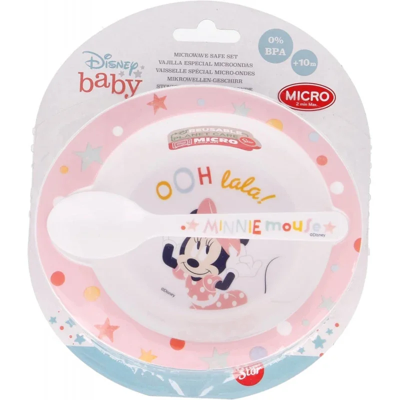 Disney Minnie Essensteller- und Löffel-Set