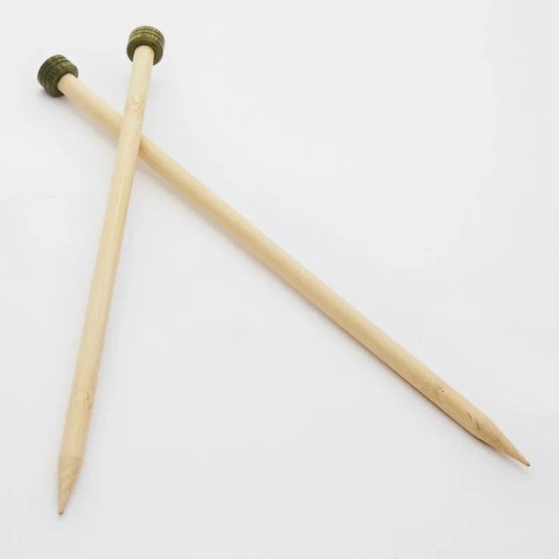 KnitPro Jackenstricknadeln bamboo 9,00 mm 25 cm 1 Paar