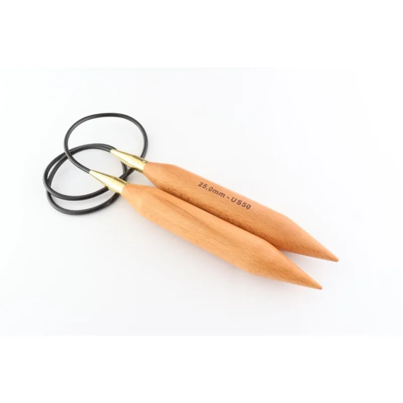 KnitPro Rundstricknadel JUMBO Birch 25,00 mm 150 cm 1 St