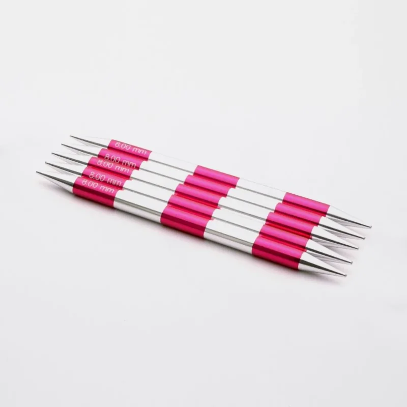 KnitPro Nadelspiel SmartStix 4,50 mm 14 cm pink