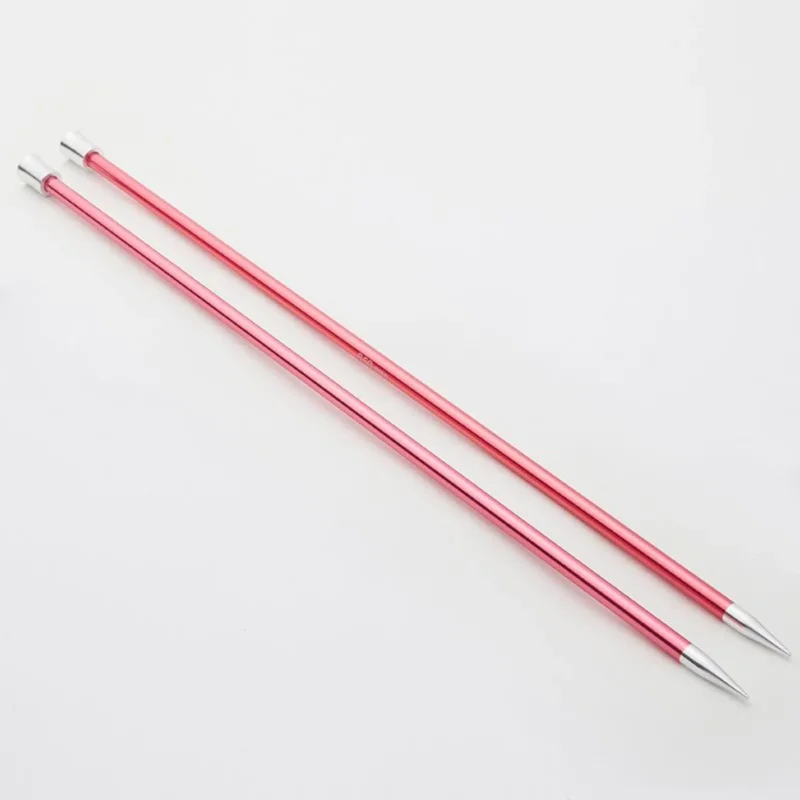 KnitPro Jackenstricknadeln ZING 6,50 mm 40 cm koralle 1 Paar