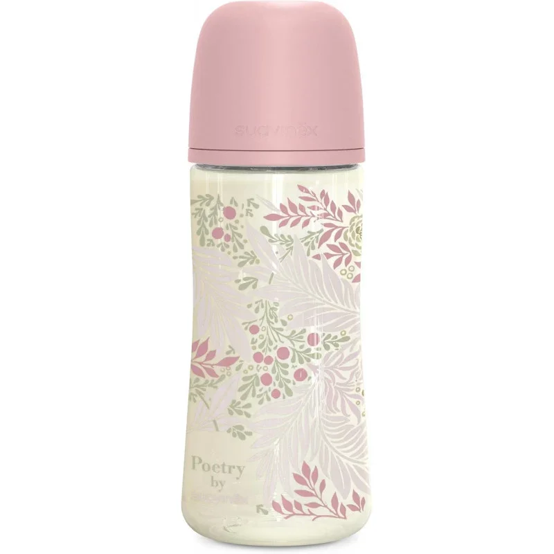 Suavinex Poetry 360 ml rosa Babyflasche