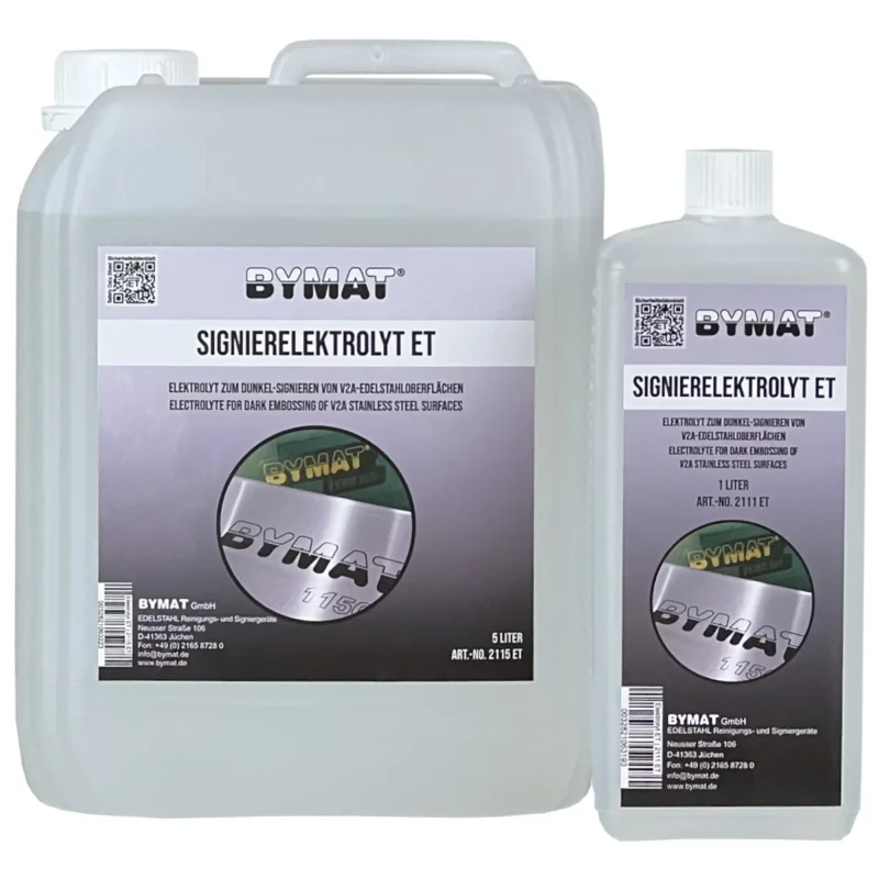 Produktbild von Elektrolyt zum Signieren von VA (1.4301) 100 ml