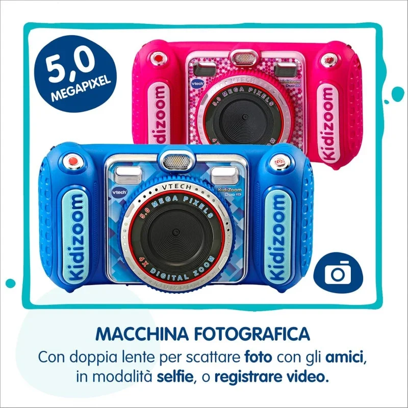 Macchina Fotografica per Bambini con +75 Filtri