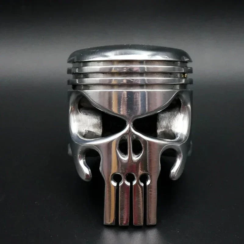 Kolben-Kunst-Totenkopf-Schlüsselanhänger
