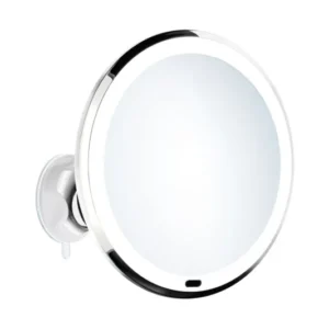 Kosmetikspiegel mit LED und Saugnapf, 7-fach