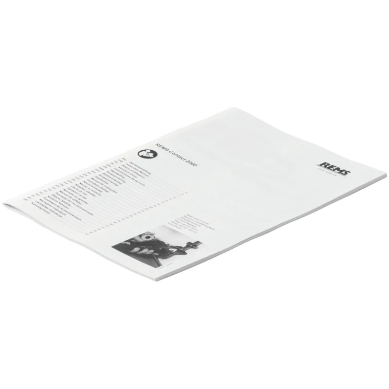 REMS - Betriebsanleitung REMS Contact 2000 164255 R