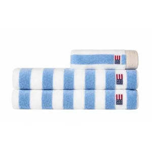 Lexington Block Striped Duschtuch