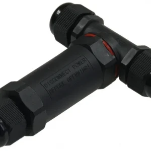 3 polige Dosenmuffe- / T-Verbinder, IP68 230V, wasserdicht, für z.B. Erdkabel