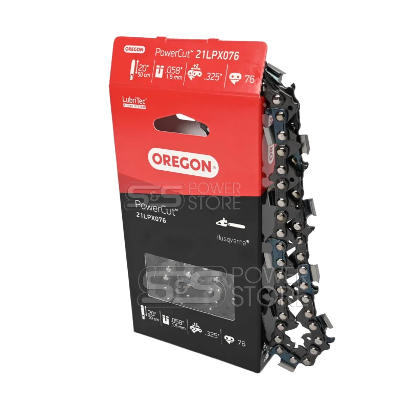 Oregon Sägekette 21LPX076E PowerCut 0.325" 1,5 mm 76 TG 50 cm Vollmeißel - powerstore-shop