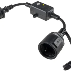 Fehlerstromschutzadapter "CT-RCD" IP44 Zwischenstecker mit Kupplung / Stecker