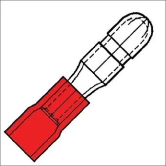 KLEMKO 170080 Aderdoorverbinder rond/vlak