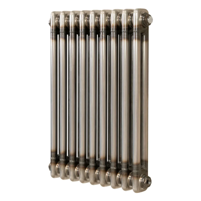 Klassischer 2-Säulen-Heizkörper – 600 x 425 mm - Rohmetall