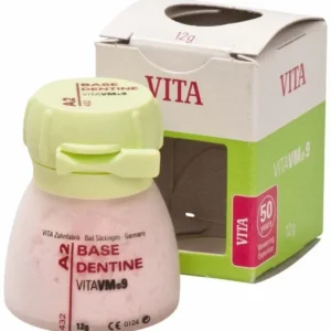 VM9 Classical Base Dentin 12g A2 mit Verpackung von VITA Zahnfabrik.
