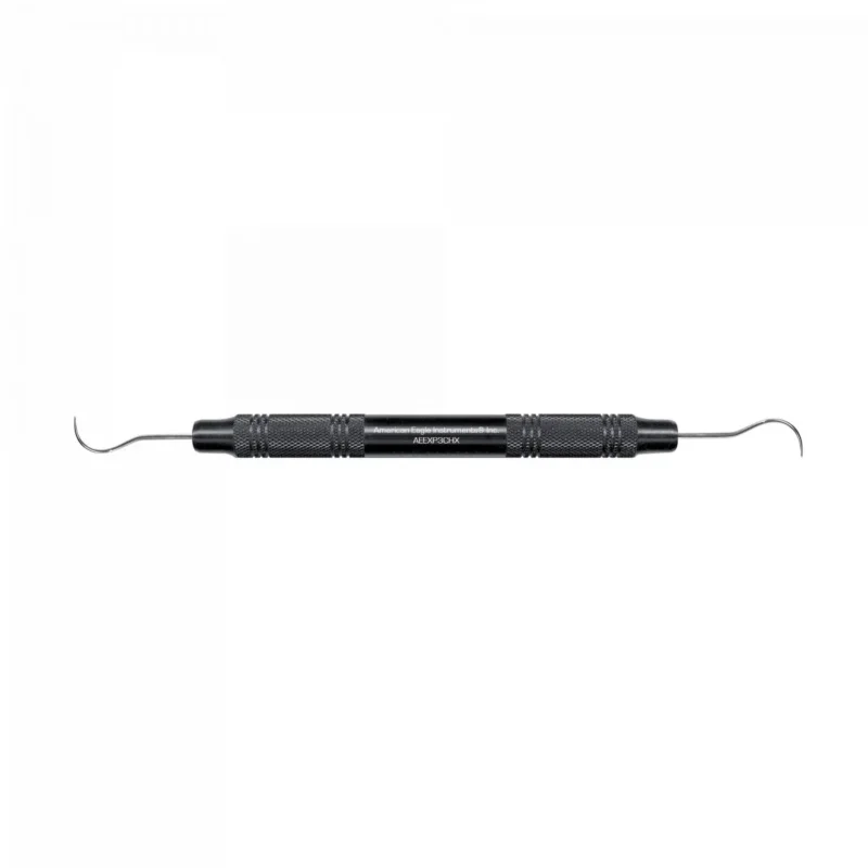 Doppelseitige American Eagle Sonde mit ergonomischem Kunststoffgriff und Edelstahlspitzen.