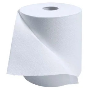Handtuch-Papierrolle Comfort 140, weiße Einwegrolle für medizinische Nutzung