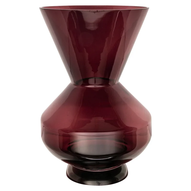 Richmond Interiors Vase Veya | Burgunder