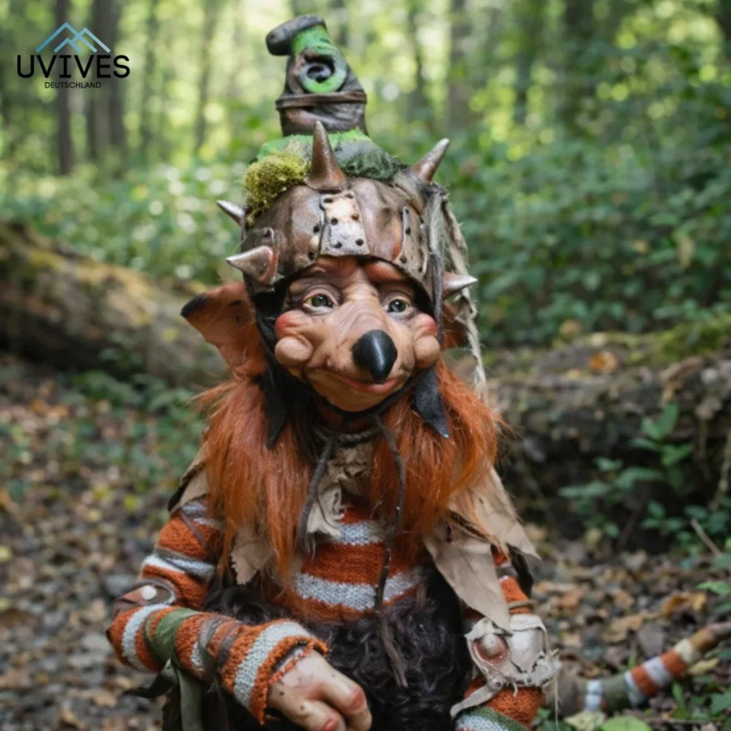 Charmante Gartenfigur – Wetterfester Schutz und Stil