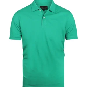 Kurzärmeliges Piqué-Poloshirt | Grün