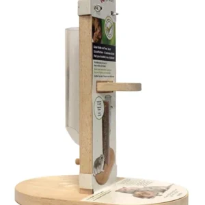 Living World Green Kombiständer für Flasche + Knabberstange