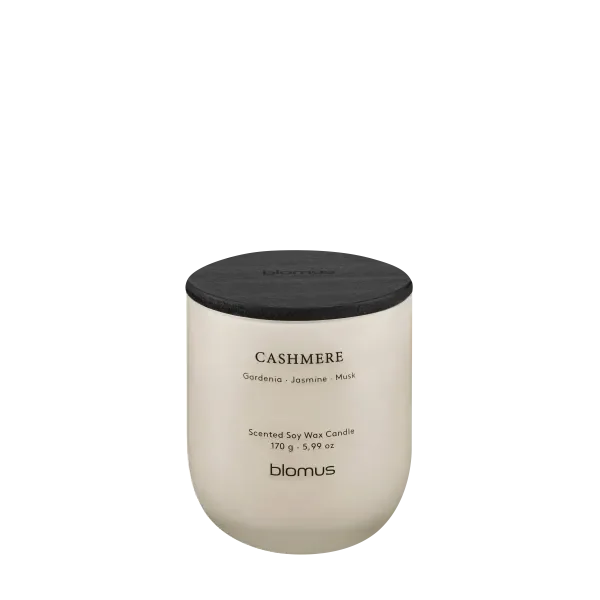 blomus TUOKSU Duftkerze Cashmere – elegantes Glasgefäß