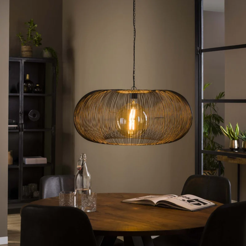 Pendelleuchte – 70×70×150 cm – Schwarznickel | Modell N0530