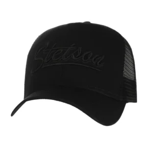 Stetson Trucker Cap Monochrom | Schwarz