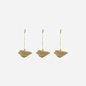Osterschmuck - HDBird, Gelb (3er Set)