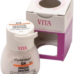 VMK Master Opaque Dentine 12g C4 in geöffneter Verpackung.