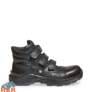 Abeba Food Trax 5010859 hohe Sicherheitsschuhe S3 SRC mit Klett, schwarz