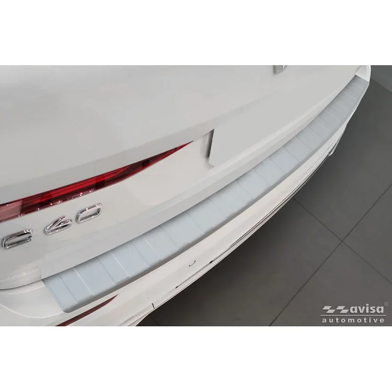 Avisa, Heckstoßstangenschutz, Edelstahl Soft Silver, passend für Volvo XC60 II (2017-2021) & FL (2021-) inkl. R-Design
