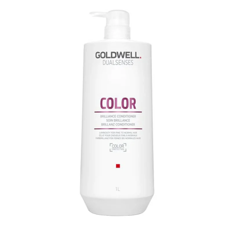 Goldwell Dualsenses Color Brilliance Conditioner 1000ml - balsamo illuminante per capelli fini o medi [all]