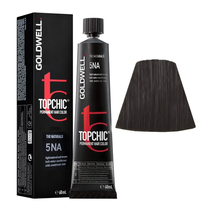 5NA Castano chiaro cenere naturale Goldwell Topchic Naturals tb 60ml