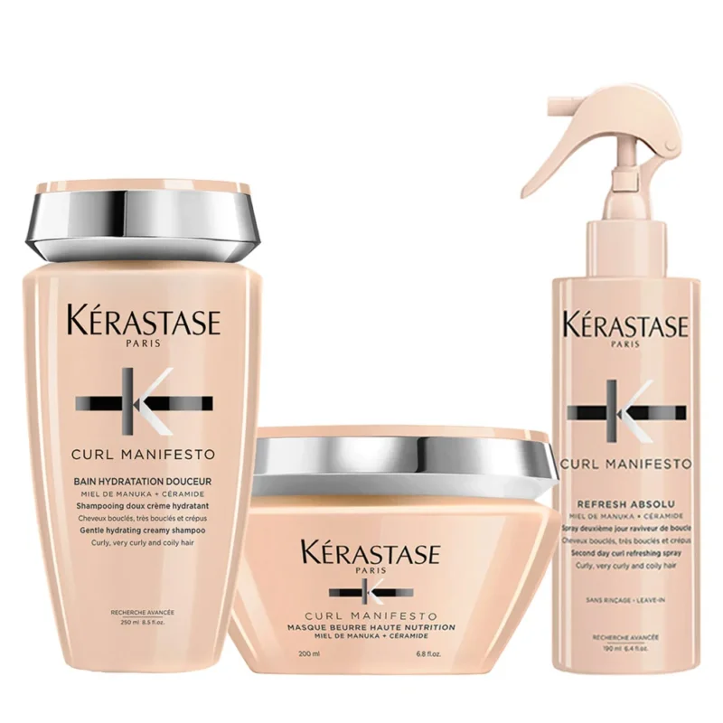 Kerastase Curl Manifesto Shampoo 250ml Mask 200 ml Spray 190ml [all]