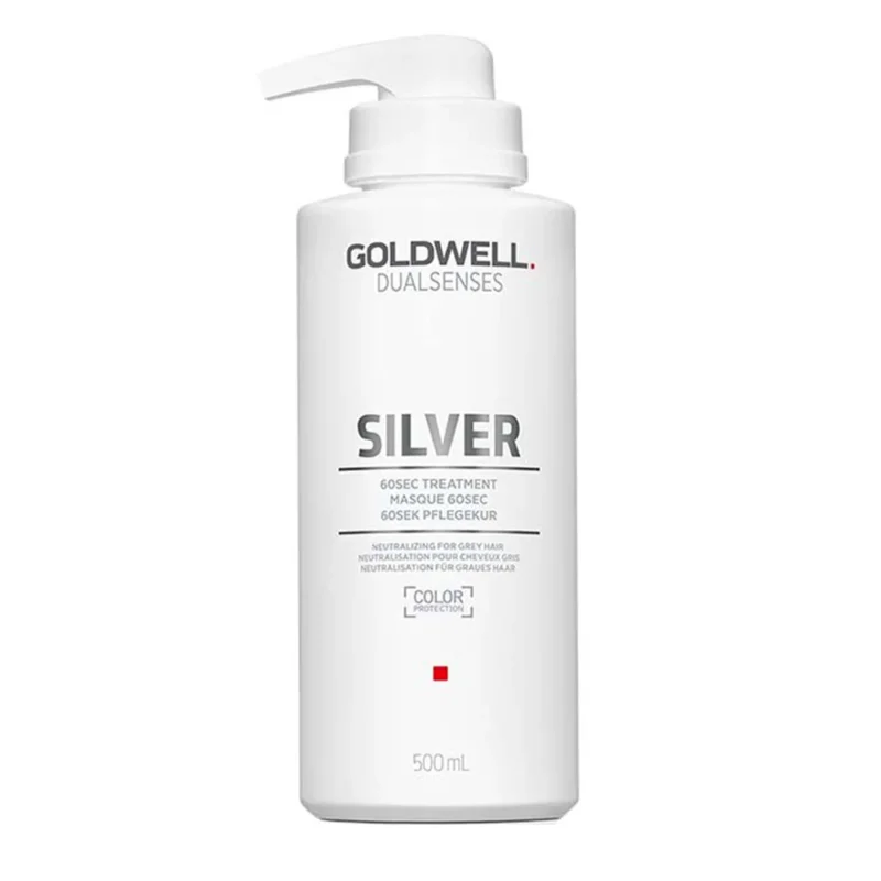Goldwell Dualsenses Silver 60s Treatment 500ml - trattamento per capelli grigi e biondi freddi