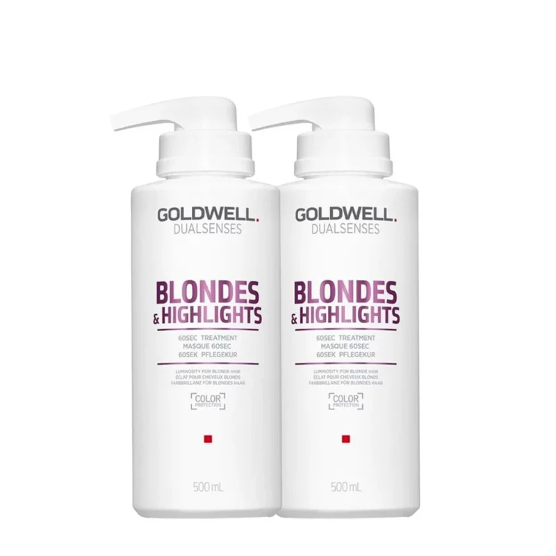 Goldwell Dualsenses Blonde & Highlights Anti-Yellow 60Sec Treatment 2x500ml [all]