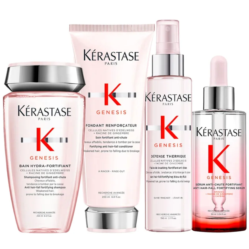 Kerastase Genesis Bain Hydra-Fortifiant 250ml Fondant Renforcateur 200ml Defense Thermique 150ml Serum 90ml [all]