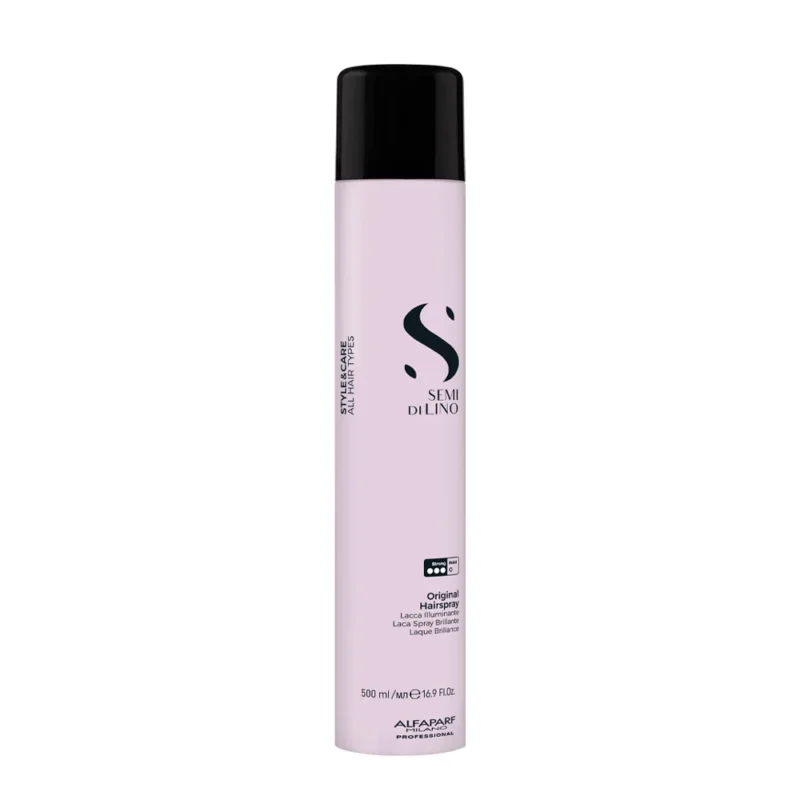 Alfaparf Milano Semi Di Lino Style&Care Original Hairspray 500ml - lacca illuminante tenuta forte