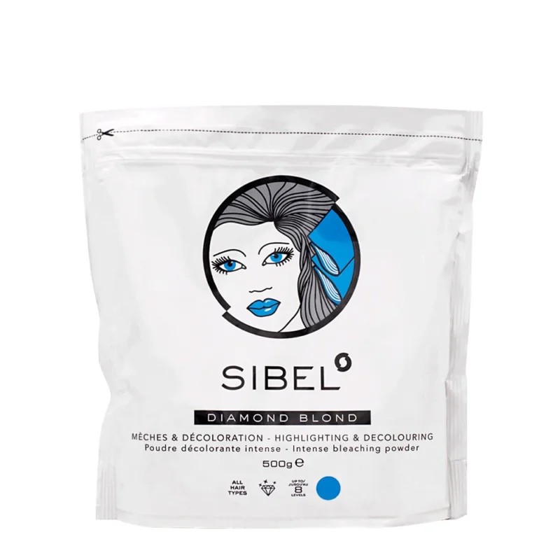 Sibel Diamond Blond Intense Bleaching Powder 500gr - polvere decolorante per schiarire e balayage [all]