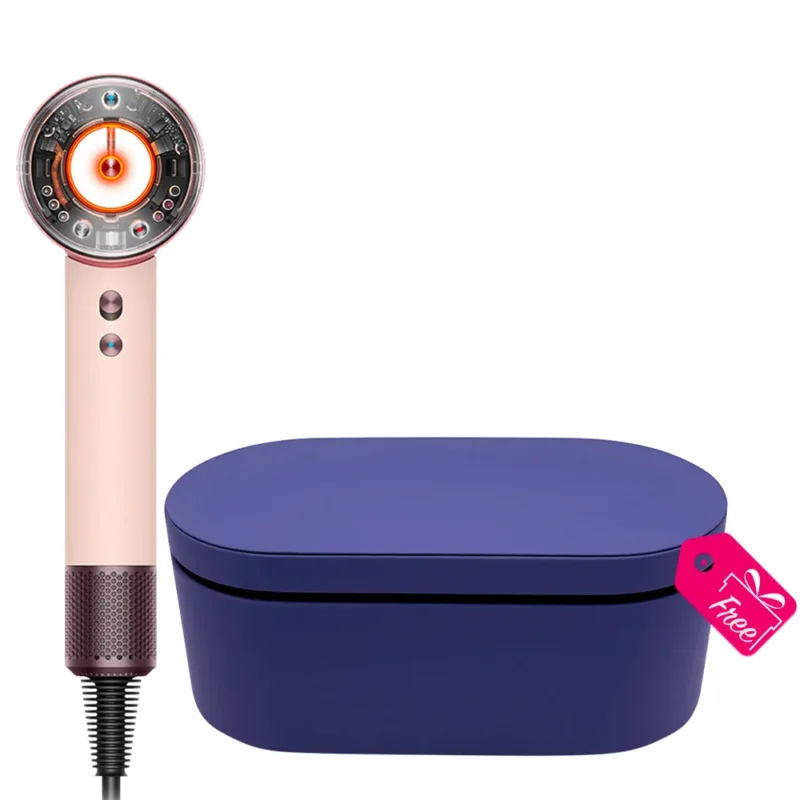 Dyson Supersonic Nural Curly + Coily Rosa Cipria / Oro Rosa + Cofanetto Viola OMAGGIO [all]