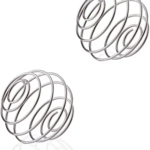 2 Stück Stainless Steel Blender Mixing Ball Protein Shaker Ball 5.5cm