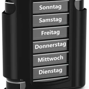 Tablettenbox 7 Tage 4 Fächer Morgens Abends Nachts