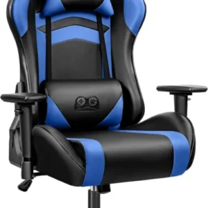 OneGame Ergonomischer Racing Gamer Stuhl Schwarzblau