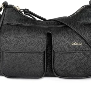 Umhängetasche Damen Leder Crossbody Schultertasche Klein