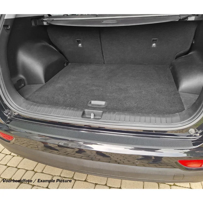 MAX6, Heckstoßstangenschutzfolie in Carbon-Look, Passend für Toyota Auris Touring Sports (2015-2018)