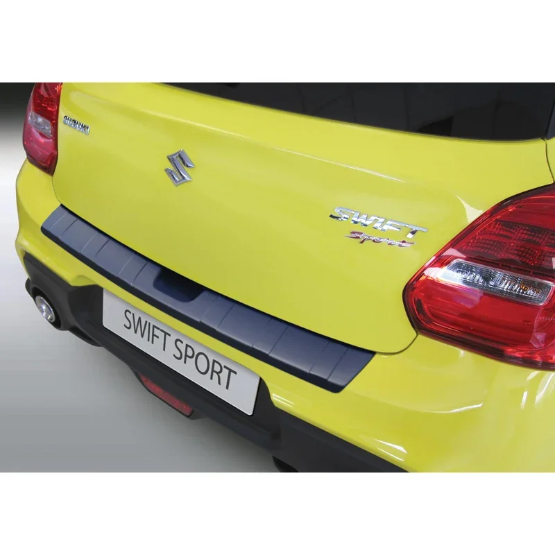 RGM, Heckstoßstangenschutz, Strapazierfähiges ABS, Schwarz, Gerippt, Passt zu Suzuki Swift Sport 4/2018-