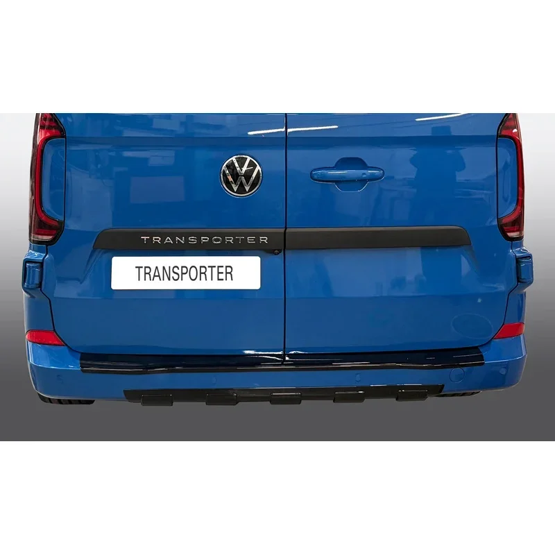 RGM, Heckansatz, ABS-Kunststoff, passt zu Ford Transit Custom / Tourneo Custom (V710) 2023- & Volkswagen Transporter T7 (2024-), Hochglanz-Schwarz