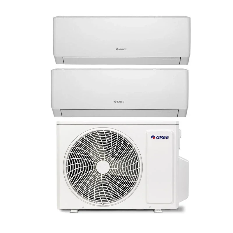 Gree - Pular Multi-Split Klimaanlage – 2 x Wandgerät + 1 Außengerät – inkl. WiFi