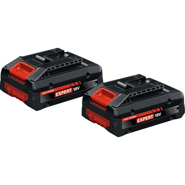 Produktbild von Bosch Expert Lithium-Ionen-Akku-Set zwei 18V 4Ah EXBA18V-40